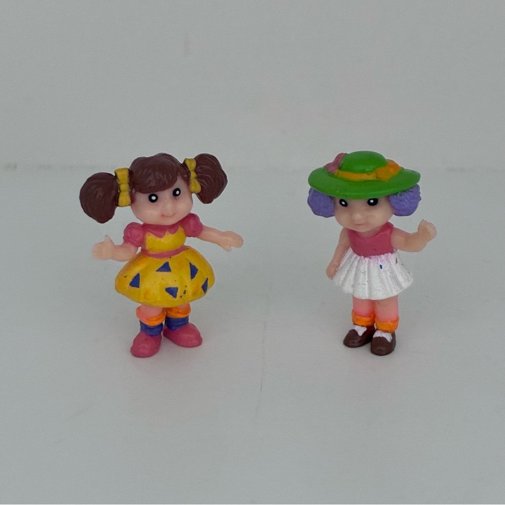 Vintage Playmates Mini Snap On Jewelry Dolls (2) by 
Mannix 1990s